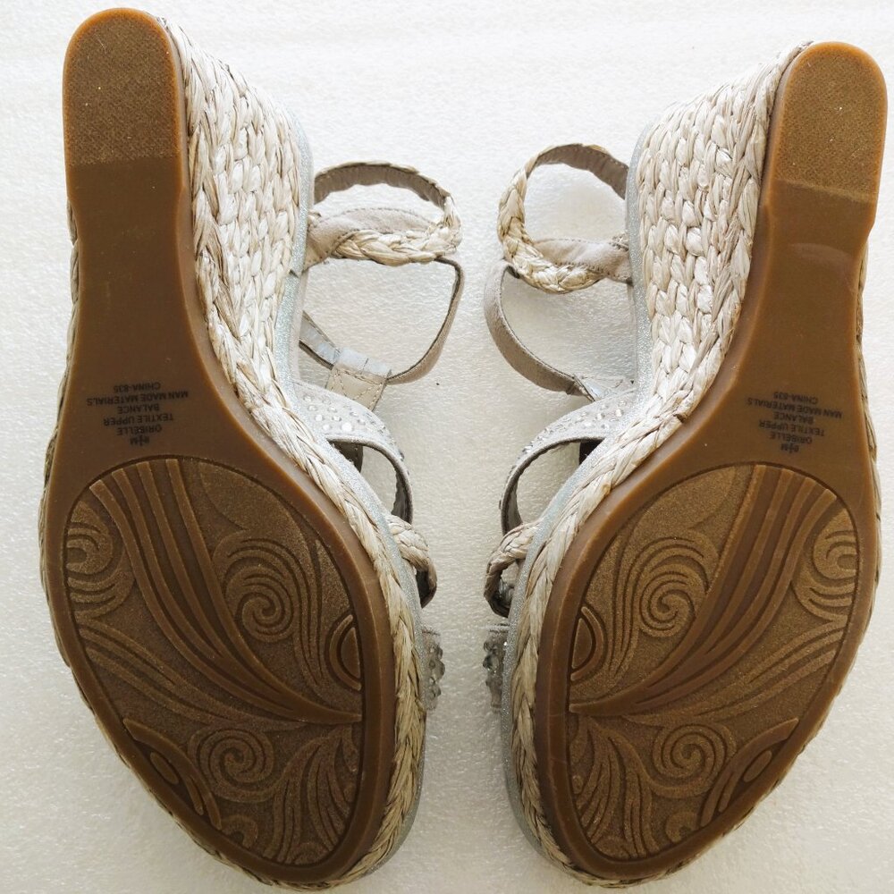 Impo Memory Foam Strappy Wedge Espadrille Sandals, Size 8.5M, NWOT - Picture 5 of 8